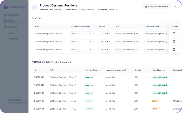 Role addition workflow